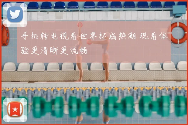 手机转电视看世界杯成热潮 观看体验更清晰更流畅