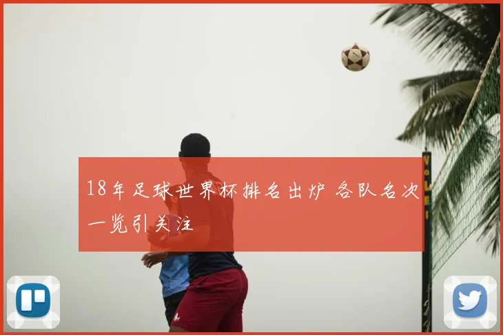 18年足球世界杯排名出炉 各队名次一览引关注